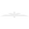 Ekena Millwork Kennewick Architectural Grade PVC Gable Bracket, 72"W x 12"H x 2"D x 4"F, 4/12 Pitch GBP072X12X0204KEN00 - alternate 4